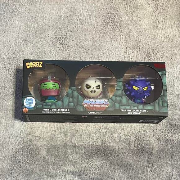 Funko Pop Dorbz Trap Jaw, Scare Glow, and Spikor - Picture 1 of 6
